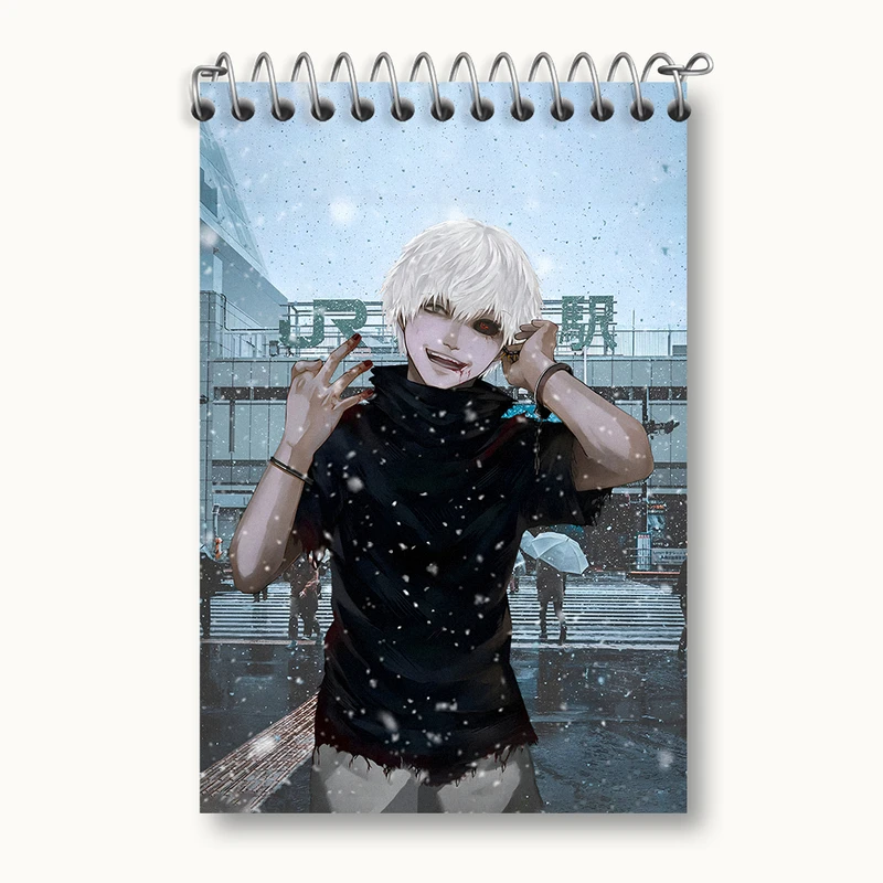 دفتر یادداشت 50 برگ خندالو طرح انیمه توکیو غول (Tokyo Ghoul) کد N4291