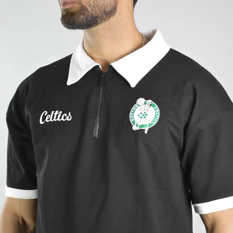 پولوشرت آستین کوتاه ورزشی مردانه مدل نیم زیپ کد 177979