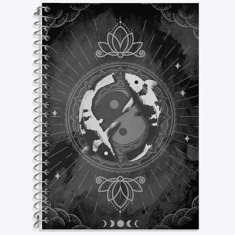 دفتر زبان 50 برگ خندالو مدل سه خط طرح ماه تولد اسفند کد F727