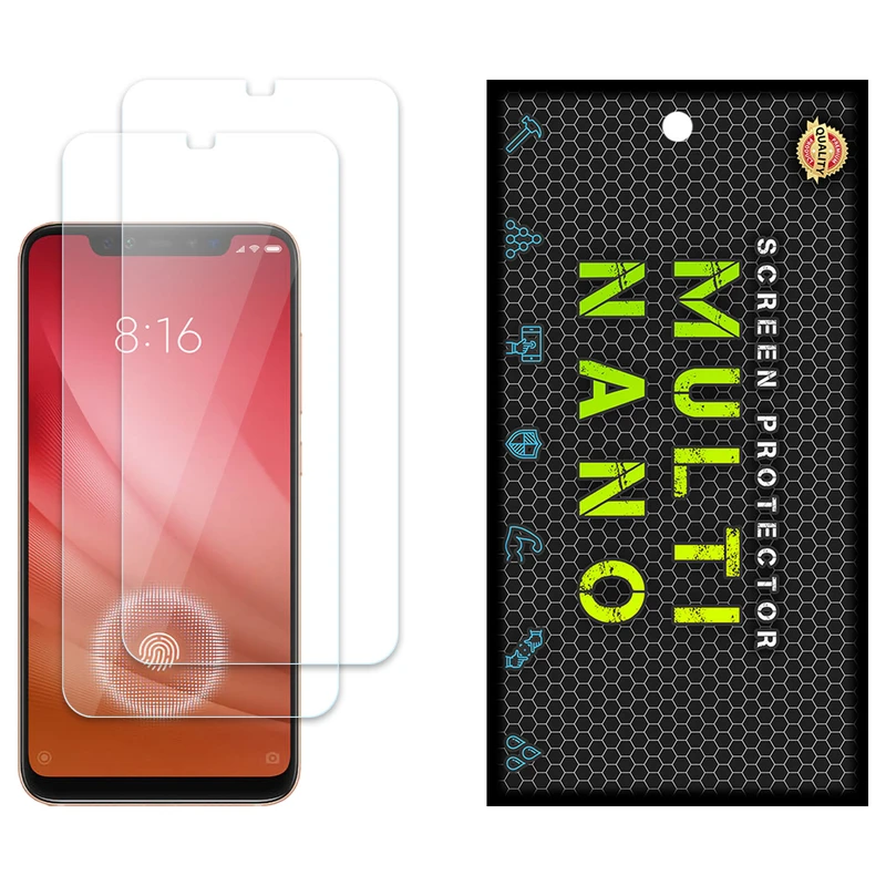 محافظ صفحه نمایش مولتی نانو مدل X-S2N مناسب برای گوشی موبایل شیائومی Mi 8 Pro بسته دو عددی