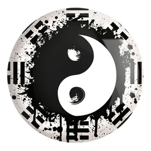 پیکسل خندالو طرح یین و یانگ کد 27682 مدل بزرگ