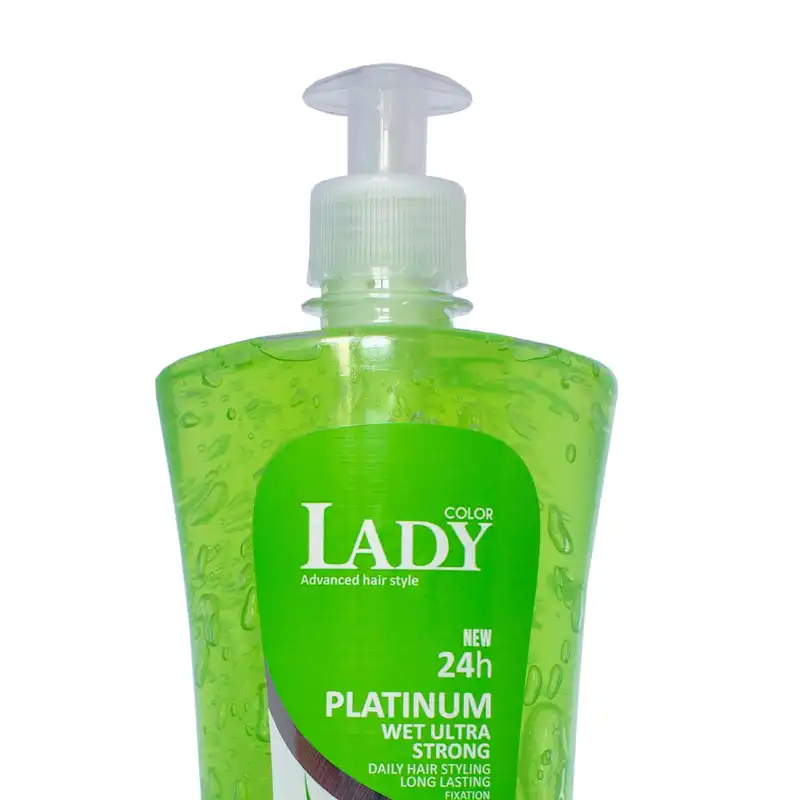 ژل مو لیدی کالر مدل پلاتینوم حجم 750 میلی لیتر