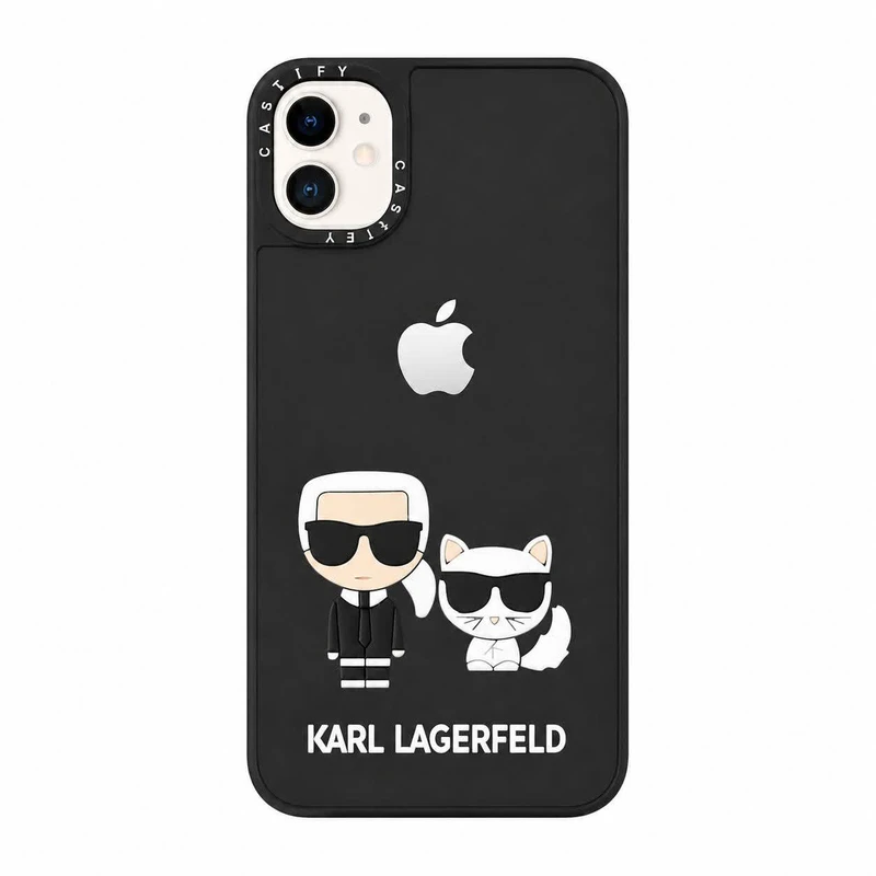 کاور مدل برجسته طرح Karl Lagerfeld مناسب برای گوشی موبایل اپل iPhone 12 Pro Max