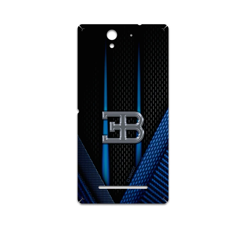برچسب پوششی ماهوت مدل BUGATTI مناسب برای گوشی موبایل سونی Xperia C3 Dual