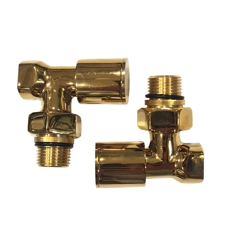 شیر رفت و برگشت رادیاتور رویال مدل دکوراتیو مجموعه 2 عددی