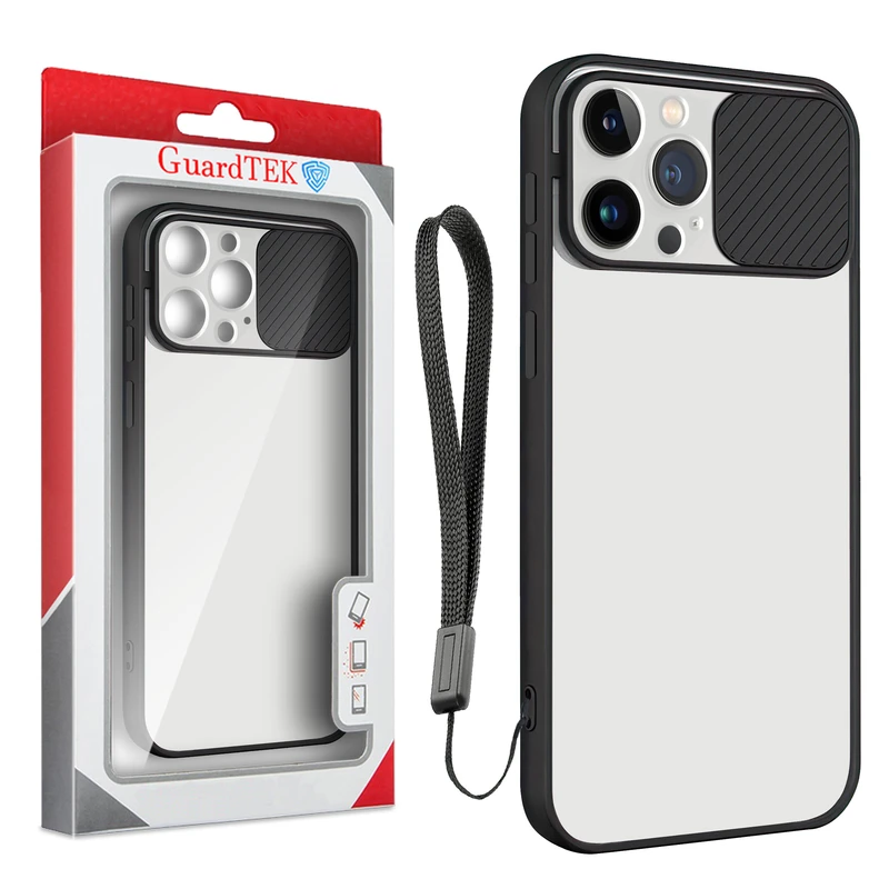 کاور گاردتک مدل Camshield مناسب برای گوشی موبایل اپل Iphone 13 Pro Max به همراه بند