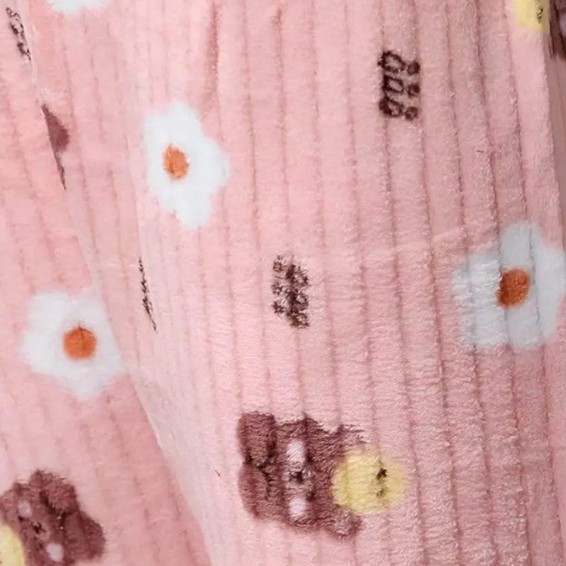 ست بلوز و شلوار زنانه مدل تدی حوله ای خرسی ۸۶۷