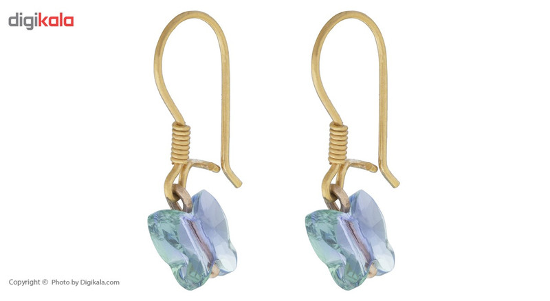 گوشواره طلای 18 عیار ماهک مدل ME0775 - 3
