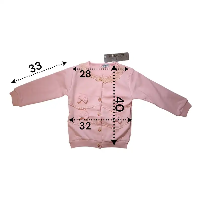 سویشرت دخترانه مدل پاپیونی کد 9