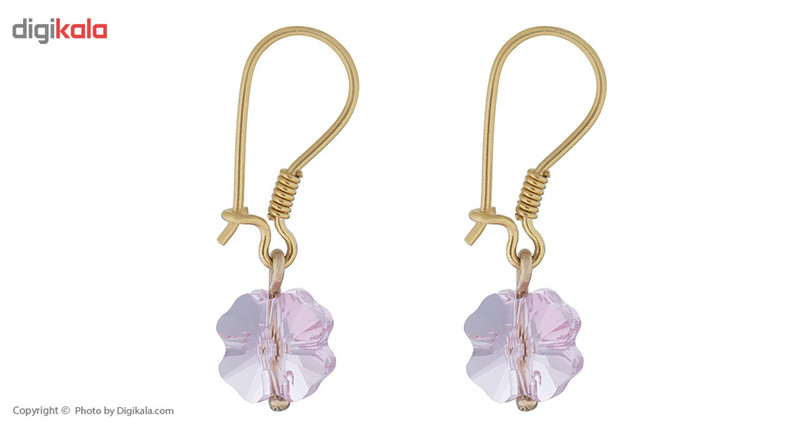 گوشواره طلای 18 عیار ماهک مدل ME0778 - 2