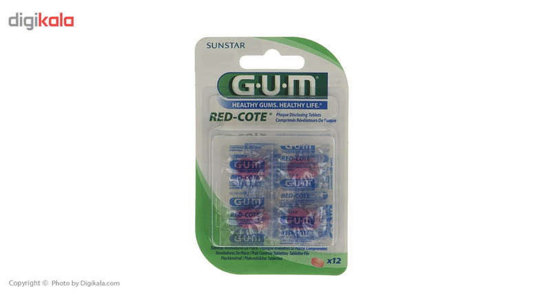 قرص ضد پلاک جی یو ام مدل Red-Cote بسته 12 عددی قرص ضد پلاک جی یو ام مدل Red-Cote بسته 12 عددی