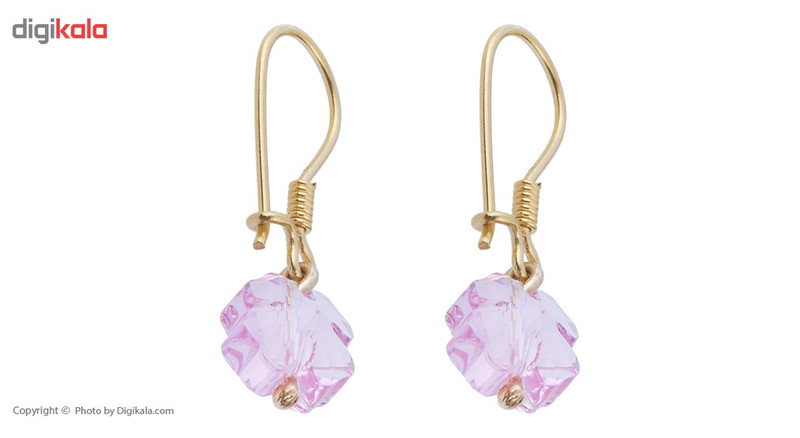 گوشواره طلای 18 عیار ماهک مدل ME0778 - 5