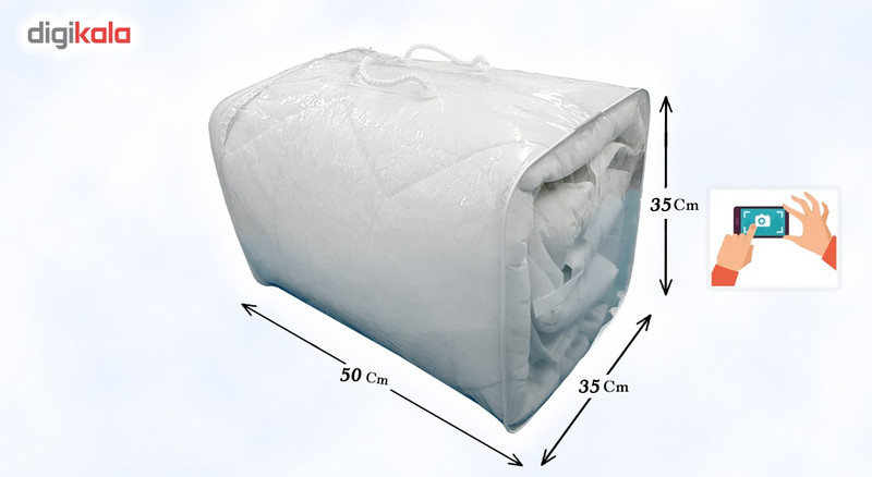 لحاف لایت یکنفره کد 204013 سایز  استاندارد