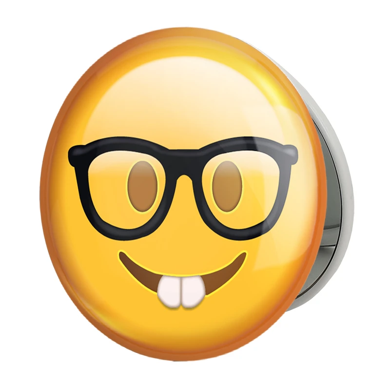 آینه جیبی خندالو طرح ایموجی Emoji مدل تاشو کد 1290 