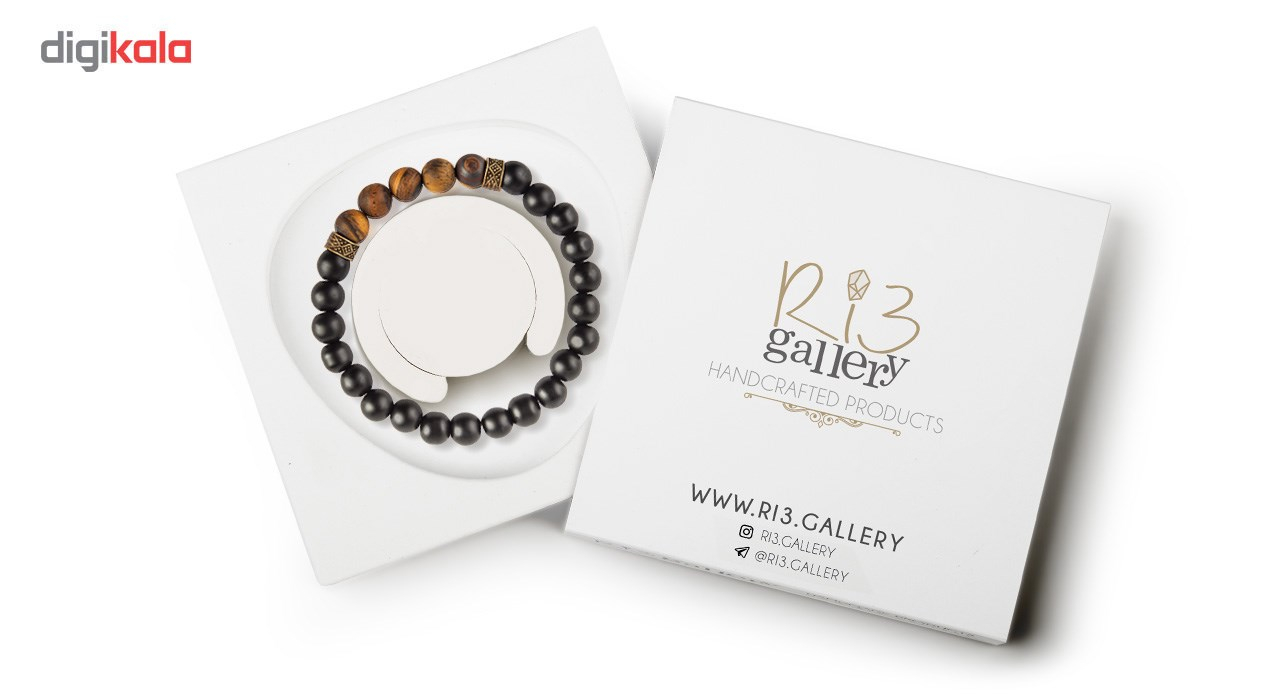 دستبند مردانه ریسه گالری مدل Ri3-T1036B
