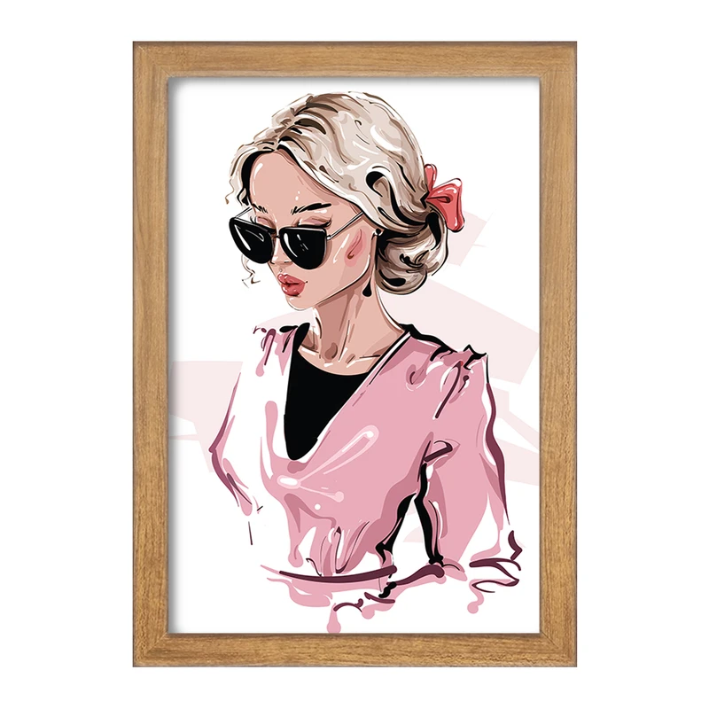 تابلو خندالو مدل دختر قوی Girl Power کد 28927