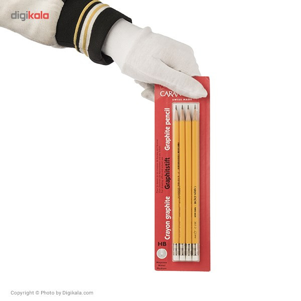 مداد مشکی کارن داش مدل Graphite بسته 4 عددی