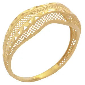 انگشتر طلا 18 عیار زنانه طلای مستجابی مدل پاپیون کد T2065 سایز 55