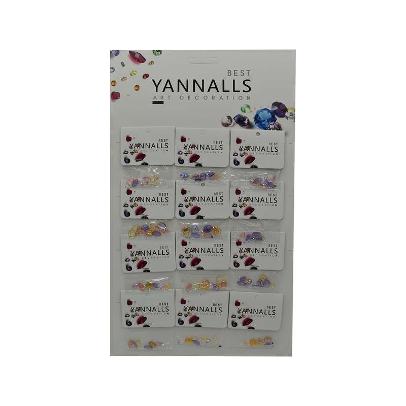 نگین ناخن یانالس مدل 2520 بسته 12 عددی