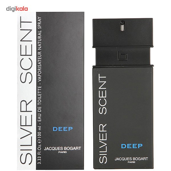 ادو تویلت مردانه ژاک بوگارت مدل Silver Scent Deep حجم 100 میلی لیتر