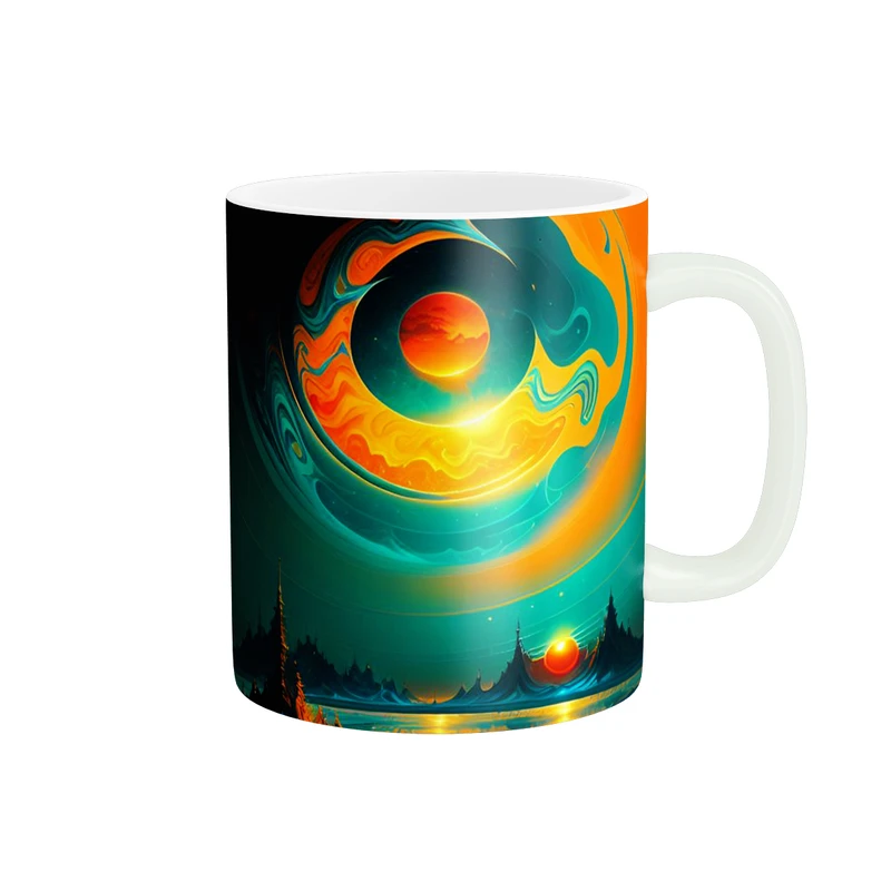 ماگ پاد آفرین طرح فانتزی کد 1597