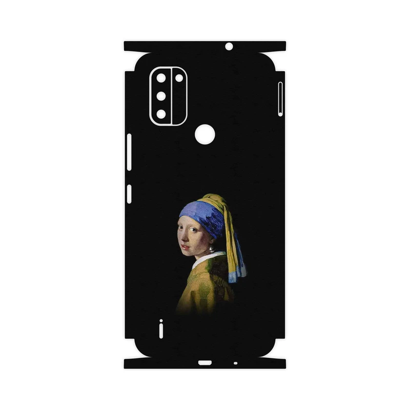 برچسب پوششی ماهوت مدل Girl with a Pearl Earring of Vermeer-FullSkin مناسب برای گوشی موبایل نوکیا C31