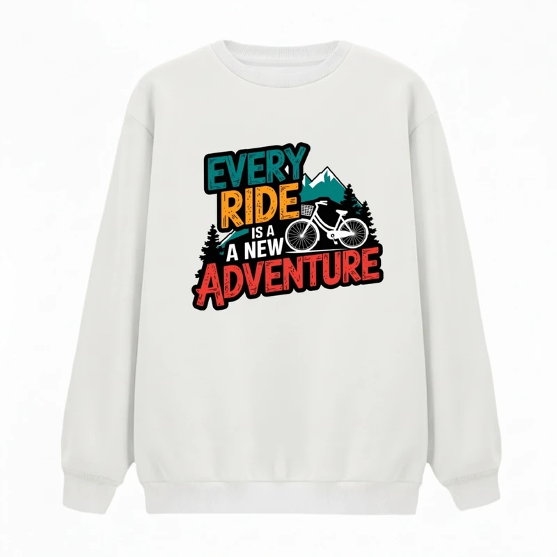 سویشرت زنانه مدل دوچرخه کوهستان کد v1 