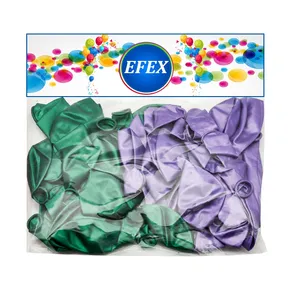 بادکنک متالایز طرح EFEX بسته 40 عددی