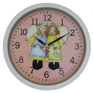 ساعت دیواری کودک مدل  خواهران کد 08066