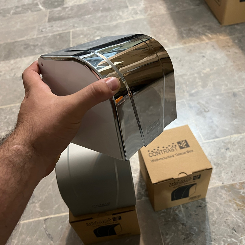 پایه رول دستمال کاغذی کنتراست مدل تمام پوشیده کد 333