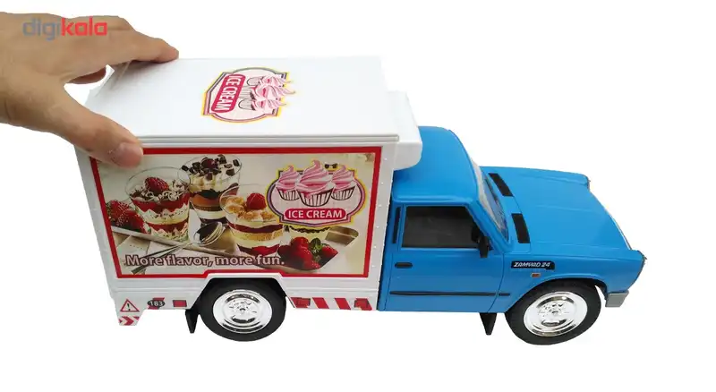 ماشین بازی نیسان یخچال دار مدل حمل بستنی