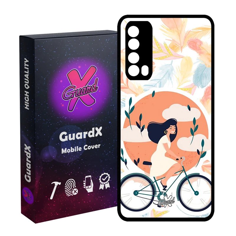 کاور گارد ایکس طرح Girl مدل Glass10340 مناسب برای گوشی موبایل هوآوی Y7A / P Smart 2021