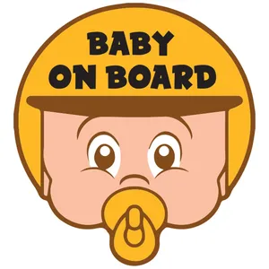 Grasipa Baby On Board 08 Sticker