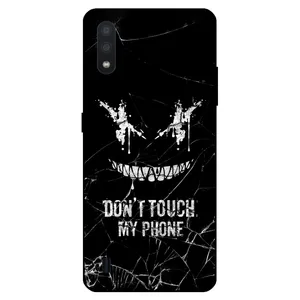 Megafone Dont touch my phone 1884 Cover For Samsung Galaxy A01