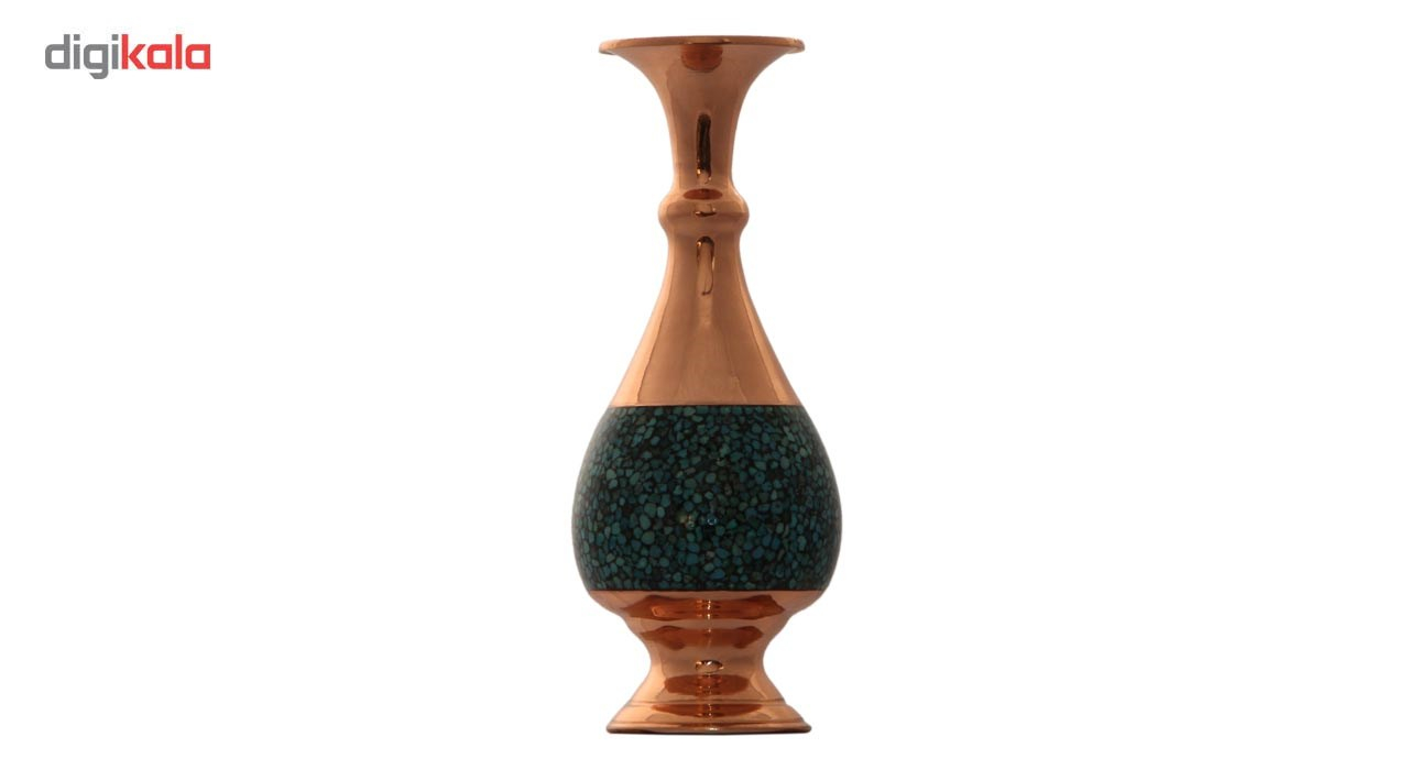 گلدان فیروزه کوب مدل MFZ6 ارتفاع 20 سانتی متر