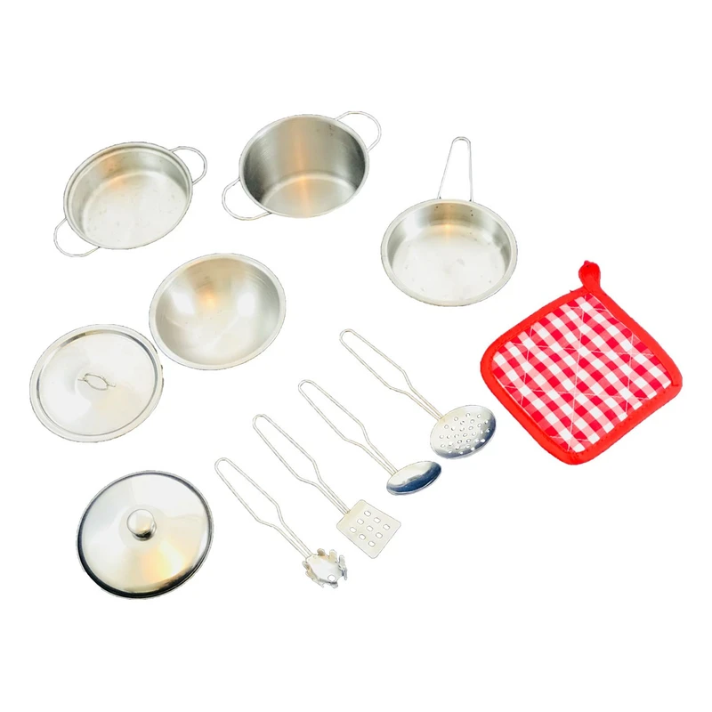 ست اسباب بازی آشپزخانه مدل ظروف استیل آرمان لند AL-669