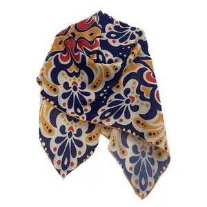 روسری زنانه مدل نخی چهارفصل قواره بزرگ کد 1609