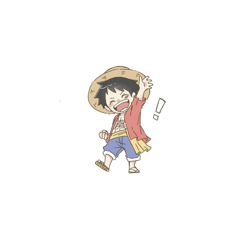 استیکر لپ تاپ و موبایل مدل انیمه طرح وان پیس مانکی دی لوفی one piece Monkey D Luffy کد 6292