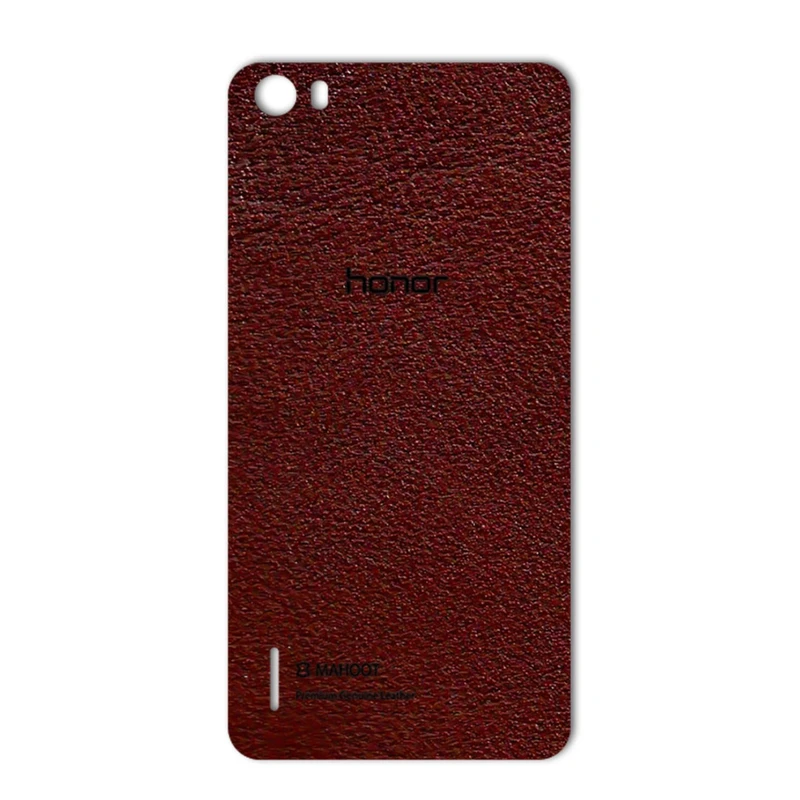 برچسب پوششی ماهوت مدلNatural Leather مناسب برای گوشی Huawei Honor 6