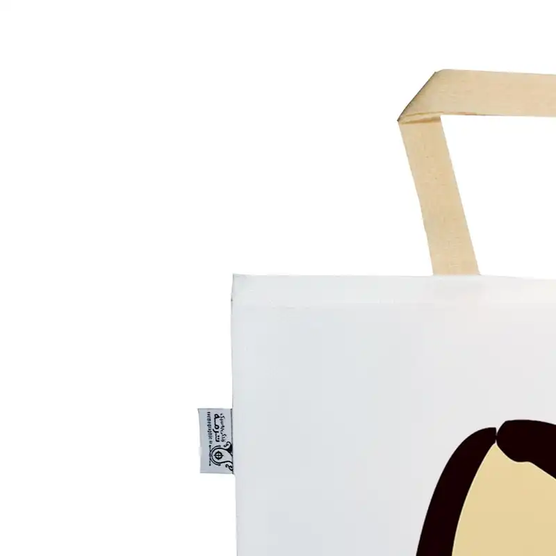 ساک خرید ترمه طراحان ایده مدل دختر و برگ کد adc018