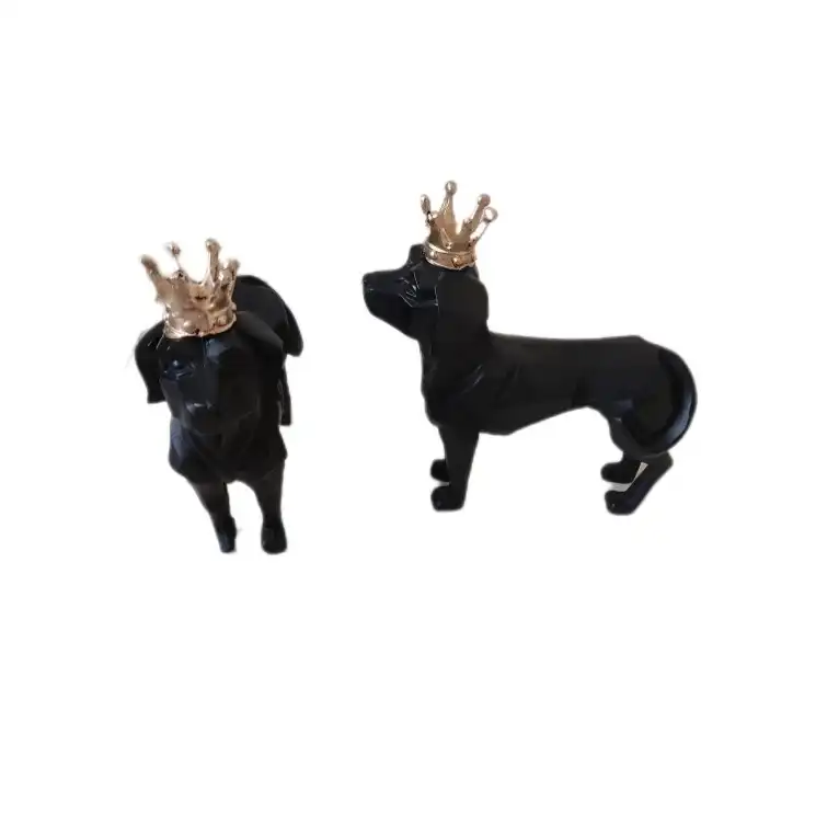 مجسمه مدل سگ پادشاه کد 754 مجموعه 2 عددی