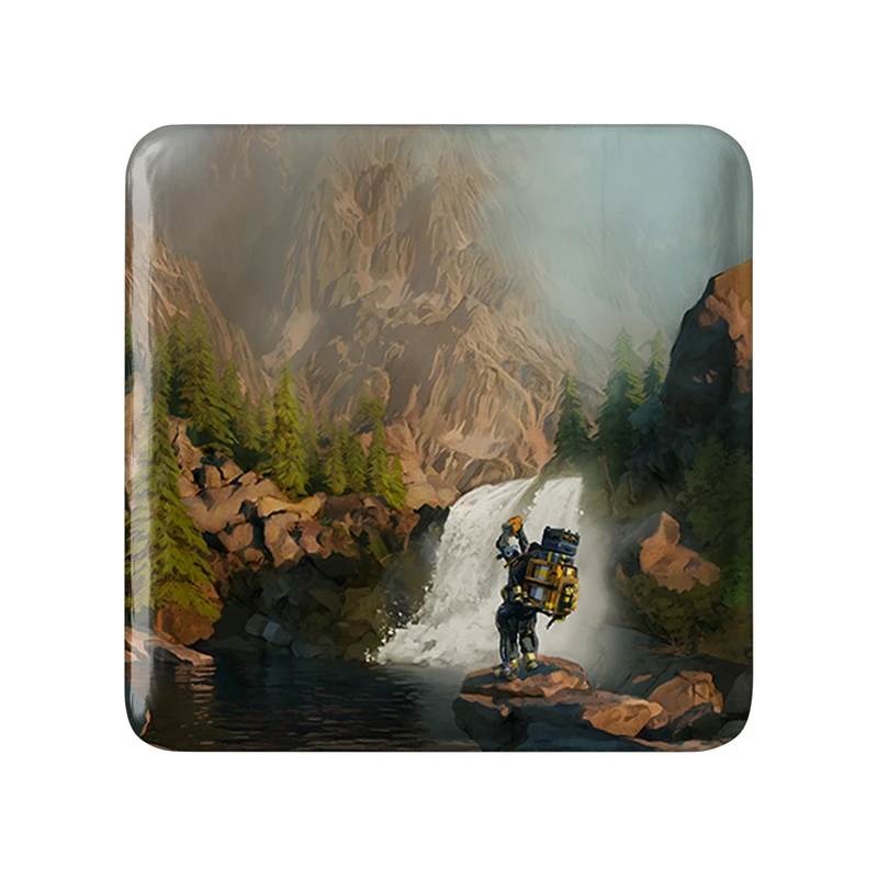 مگنت خندالو طرح بازی دث استرندینگ (Death Stranding) مدل مربعی کد 35146