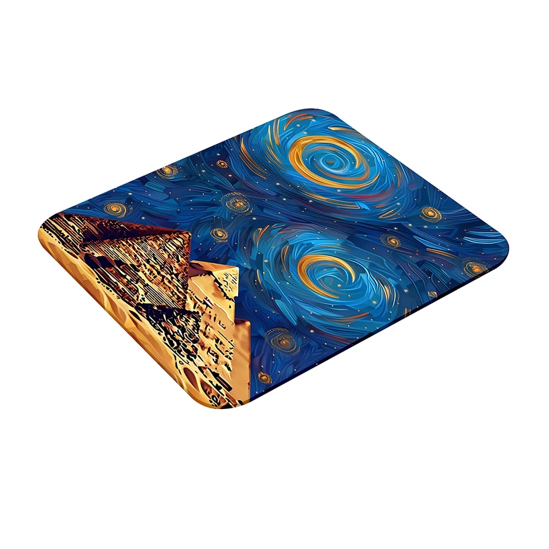 ماوس پد طرح شب پرستاره ونگوگ اهرام مصر مدل The Starry Night کد 01
