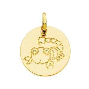 آویز گردنبند طلا 18 عیار زنانه قیراط طرح عقرب کد GH2496