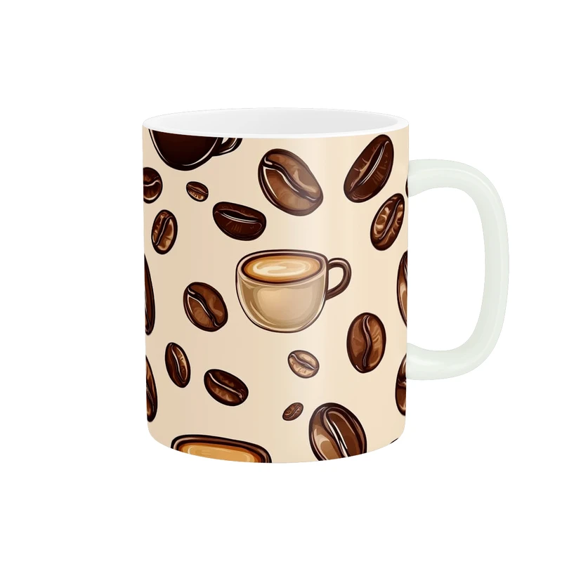 ماگ پاد آفرین طرح قهوه کد 2164