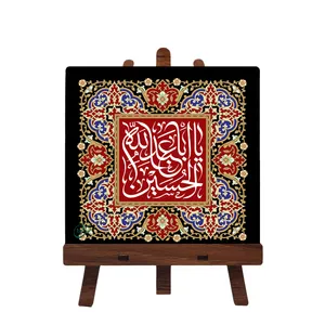 کاشی مبین ایده مدل امام حسین (ع) cm10 کد 394 به همراه پایه