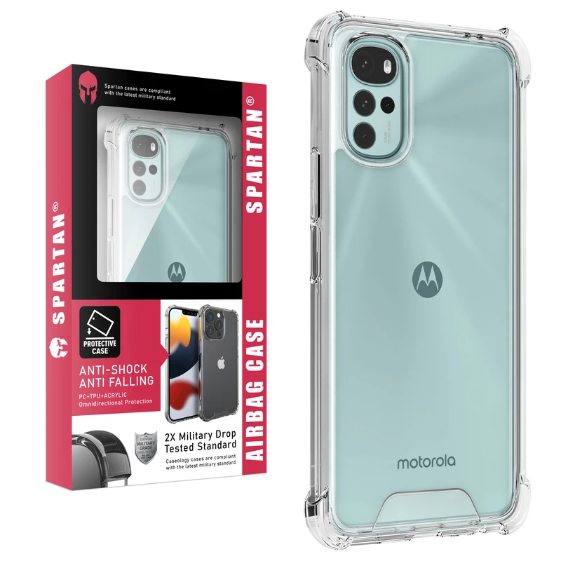 کاور اسپارتان مدل Airbag مناسب برای گوشی موبایل موتورولا G22 / E32S