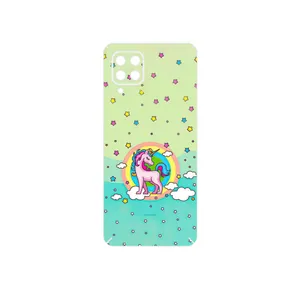 MAHOOT Rainbow unicorn adventure Cover Sticker for Samsung Galaxy M32