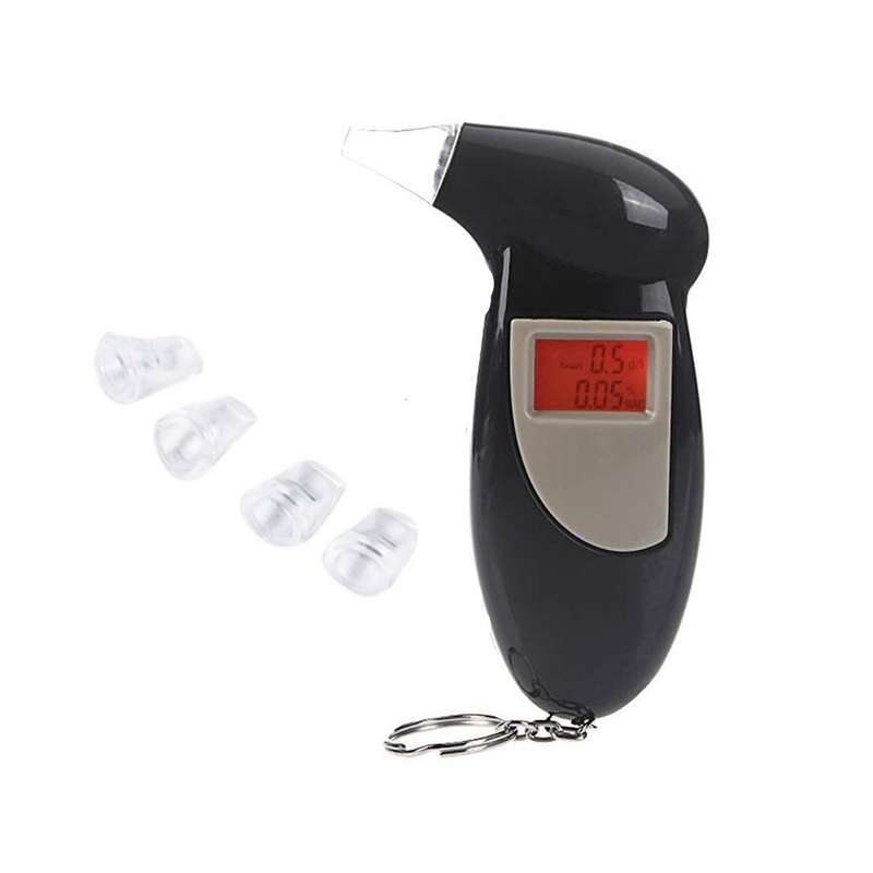 تست دیجیتال تنفسی الکل مدل greenwon همراه با 5 محافظ دهان