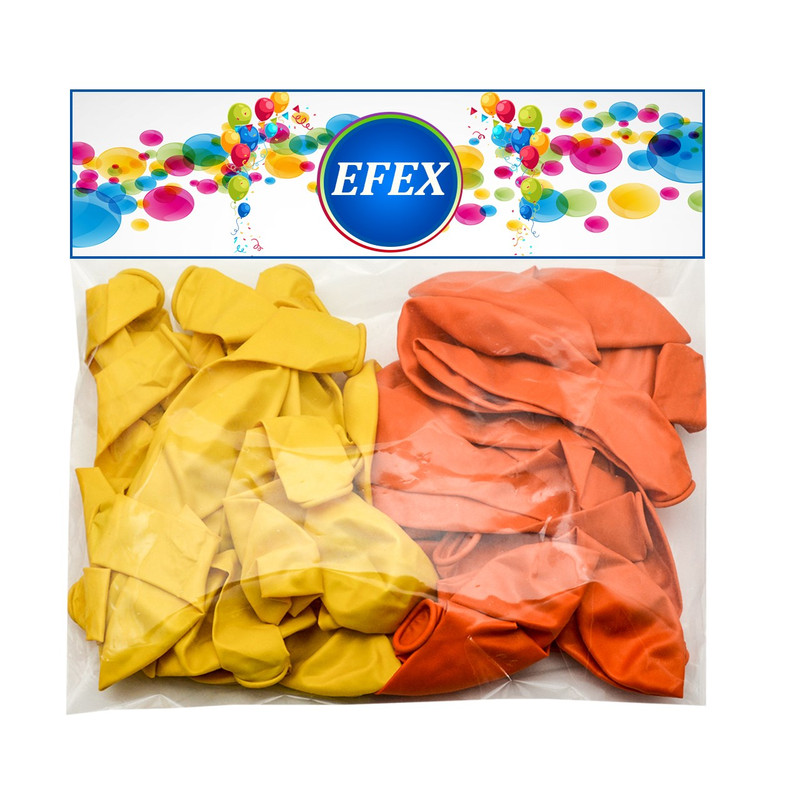 بادکنک متالایز طرح EFEX بسته 40 عددی